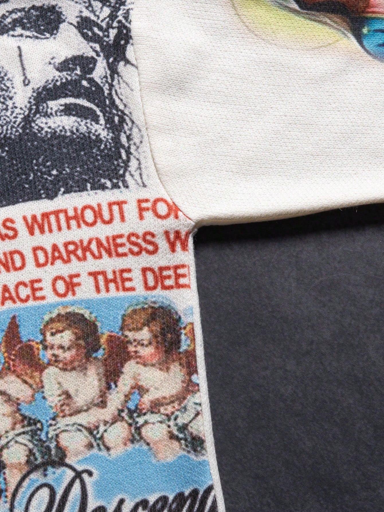 ANDREILEE RELIGIOUS CROSS PATTERN SWEATER