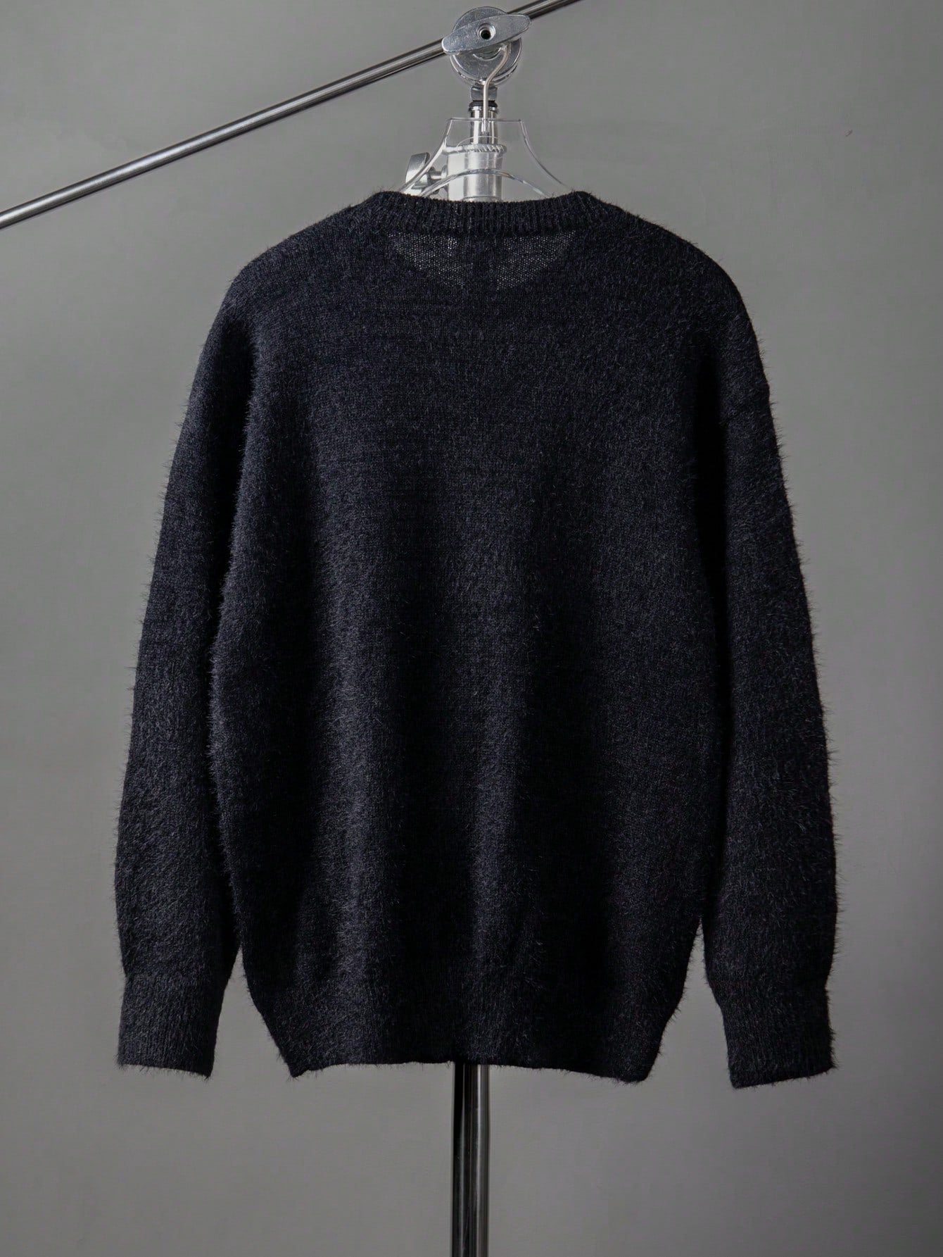 ANDREILEE SPOTTED DOG PATTERN PULLOVER SWEATER