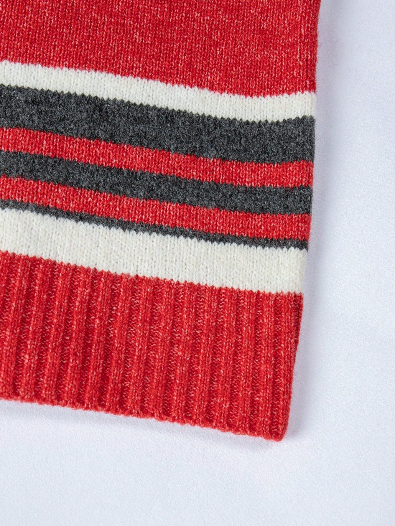 ANDREILEE STRIPED PULLOVER SWEATER