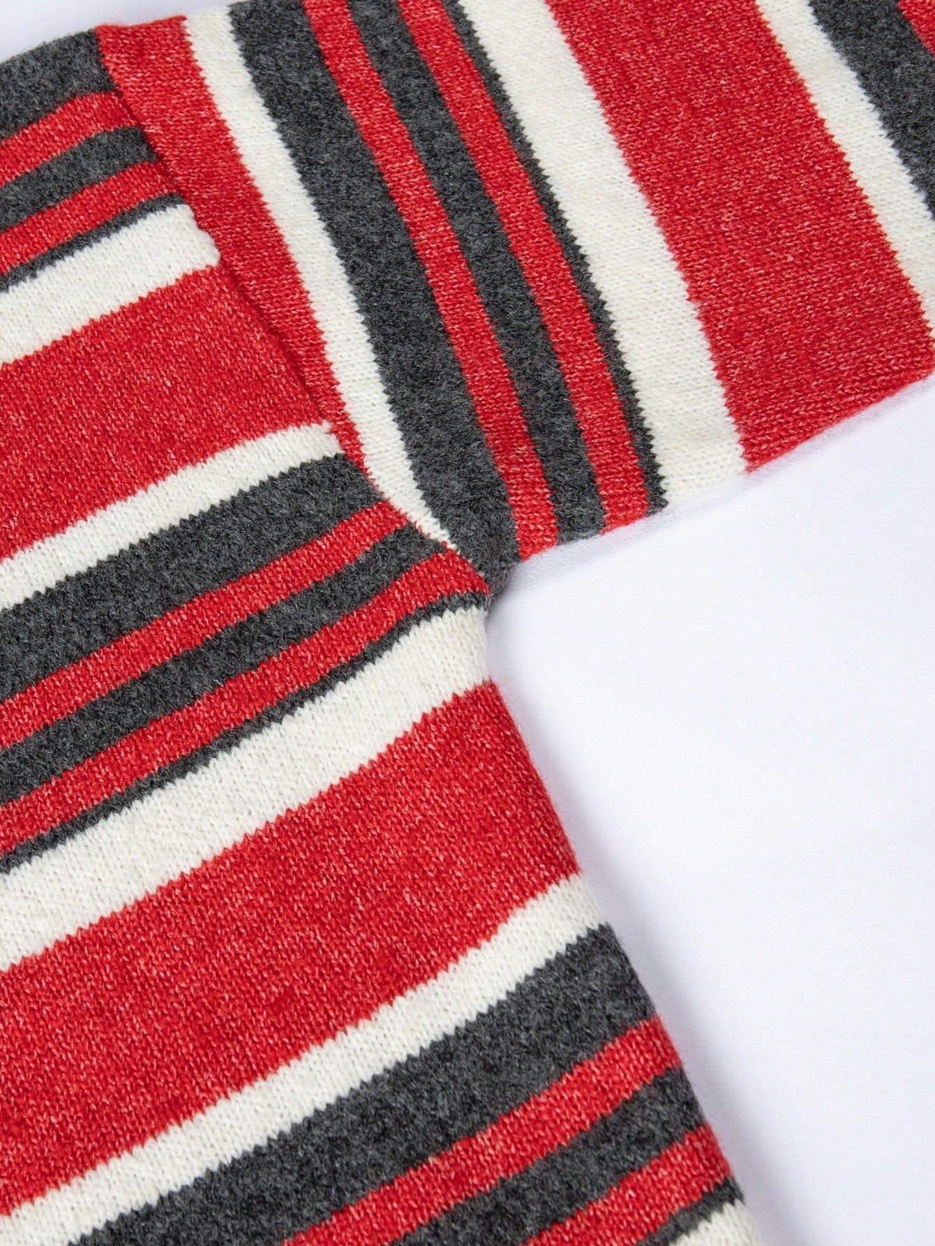 ANDREILEE STRIPED PULLOVER SWEATER