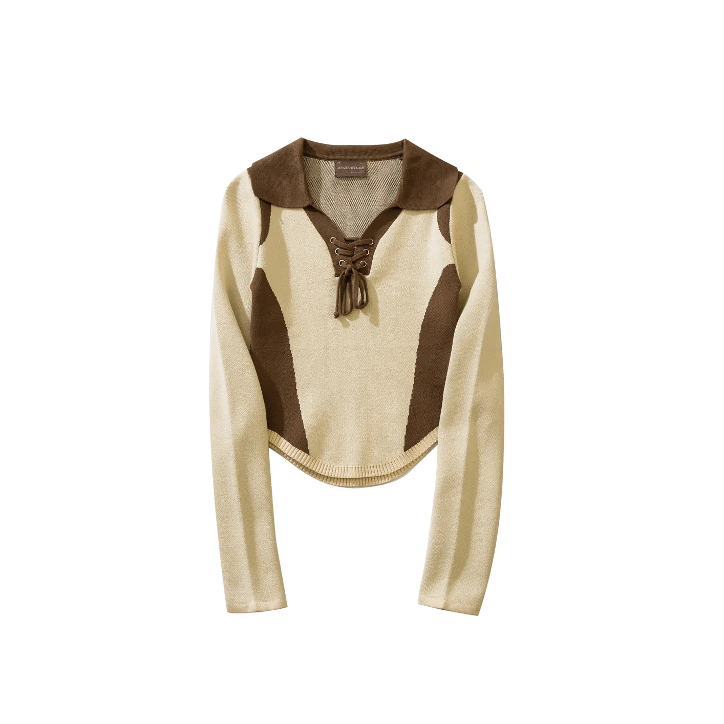 Color-Block Polo Sweater: Slim Fit, Chic Style