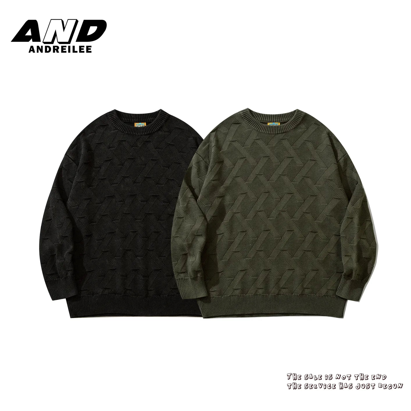 Japanese Washed Retro Sweater: Loose Fit