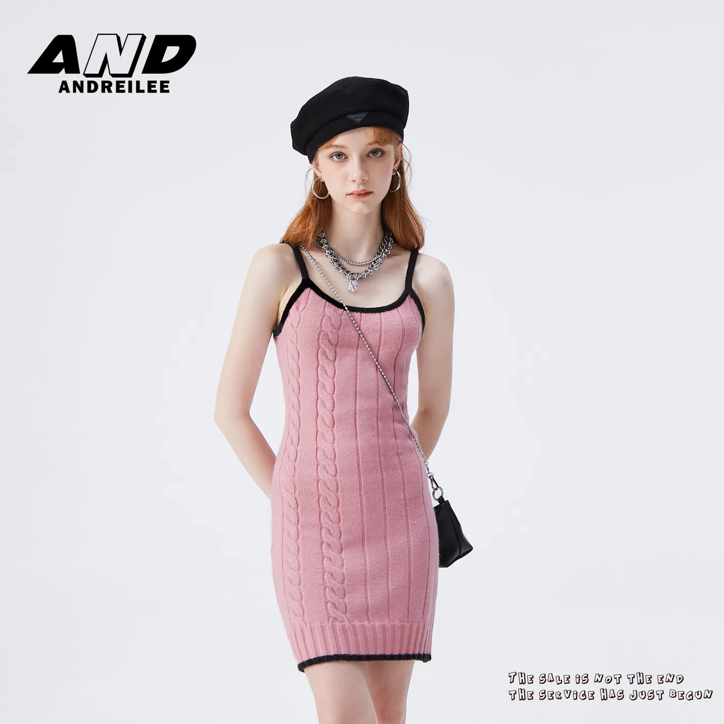 Knit Cardigan & Skirt Suit: Fashionable Autumn/Winter
