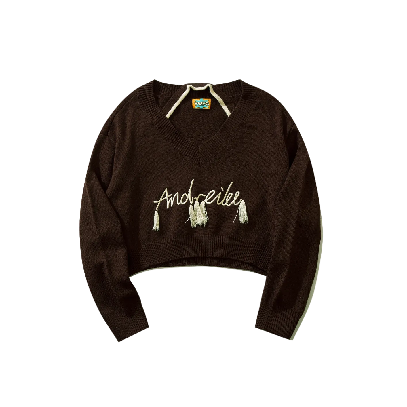 Letter Embroidery Sweater: Spice Girl Style