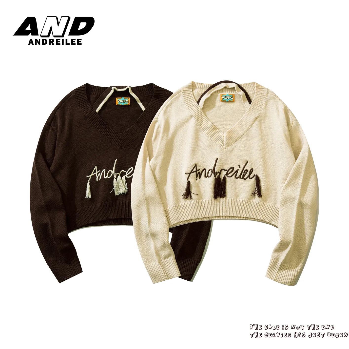 Letter Embroidery Sweater: Spice Girl Style
