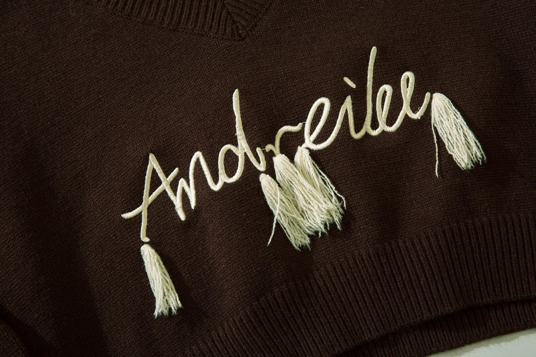 Letter Embroidery Sweater: Spice Girl Style