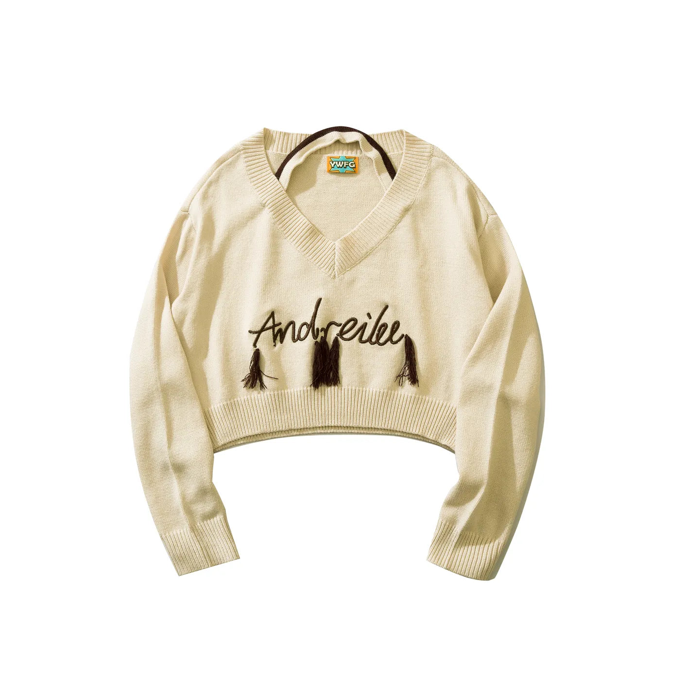 Letter Embroidery Sweater: Spice Girl Style