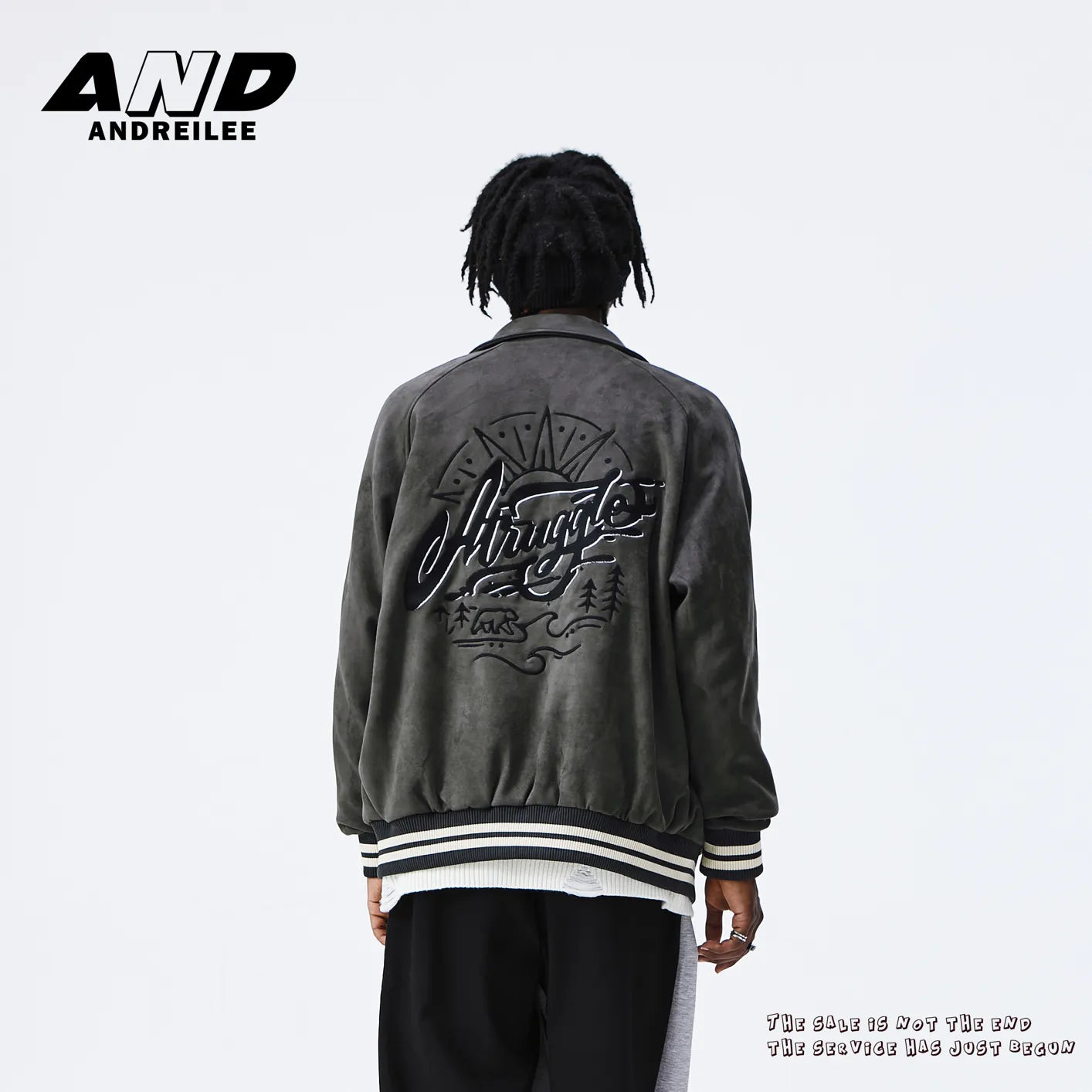 Retro Letter Embroidered Jacket: Trendy All-Match