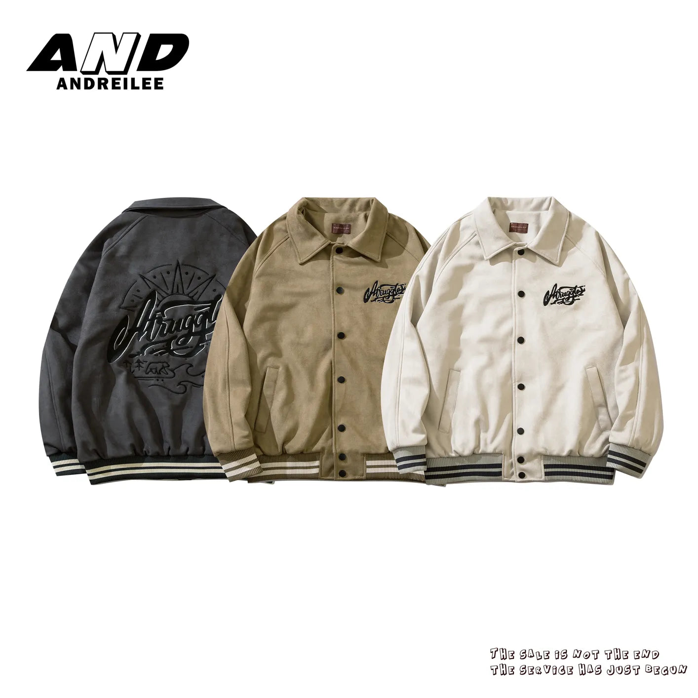 Retro Letter Embroidered Jacket: Trendy All-Match