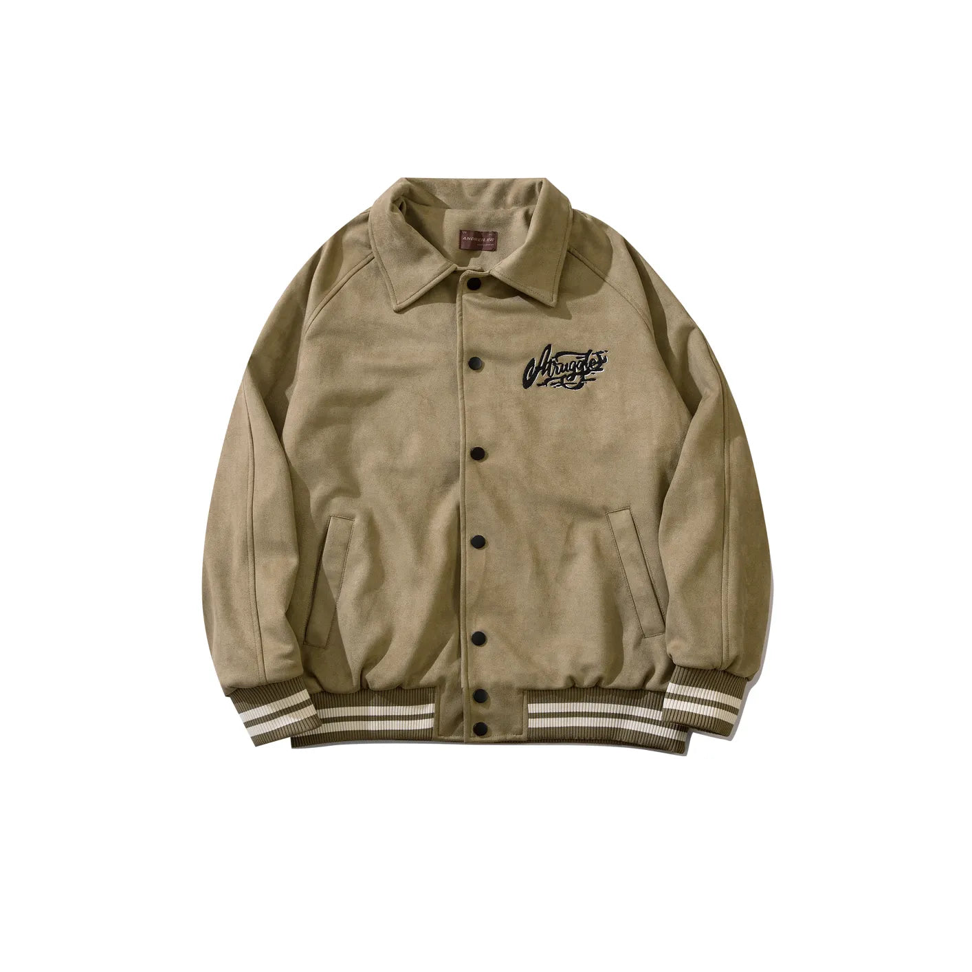 Retro Letter Embroidered Jacket: Trendy All-Match