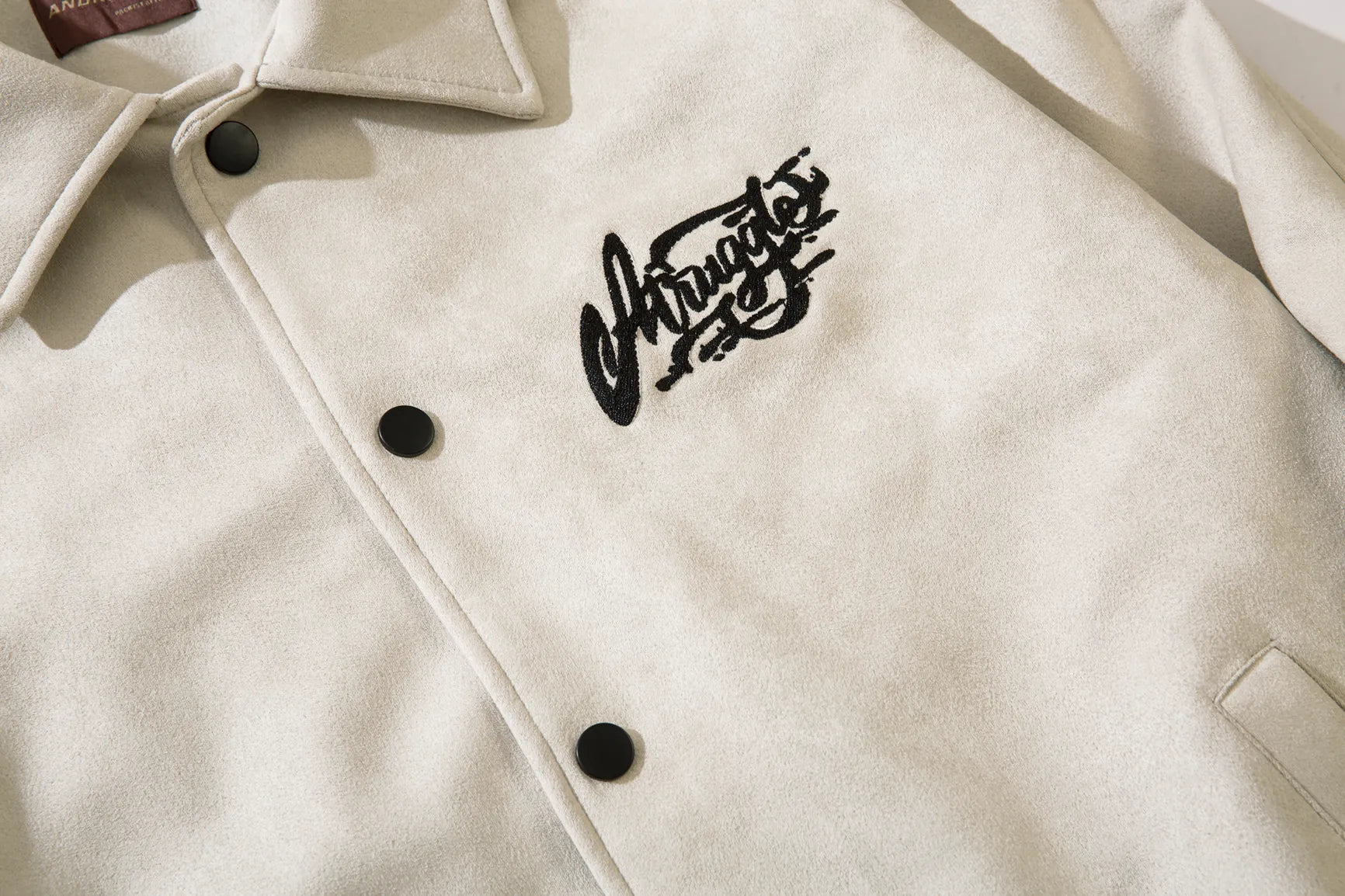 Retro Letter Embroidered Jacket: Trendy All-Match