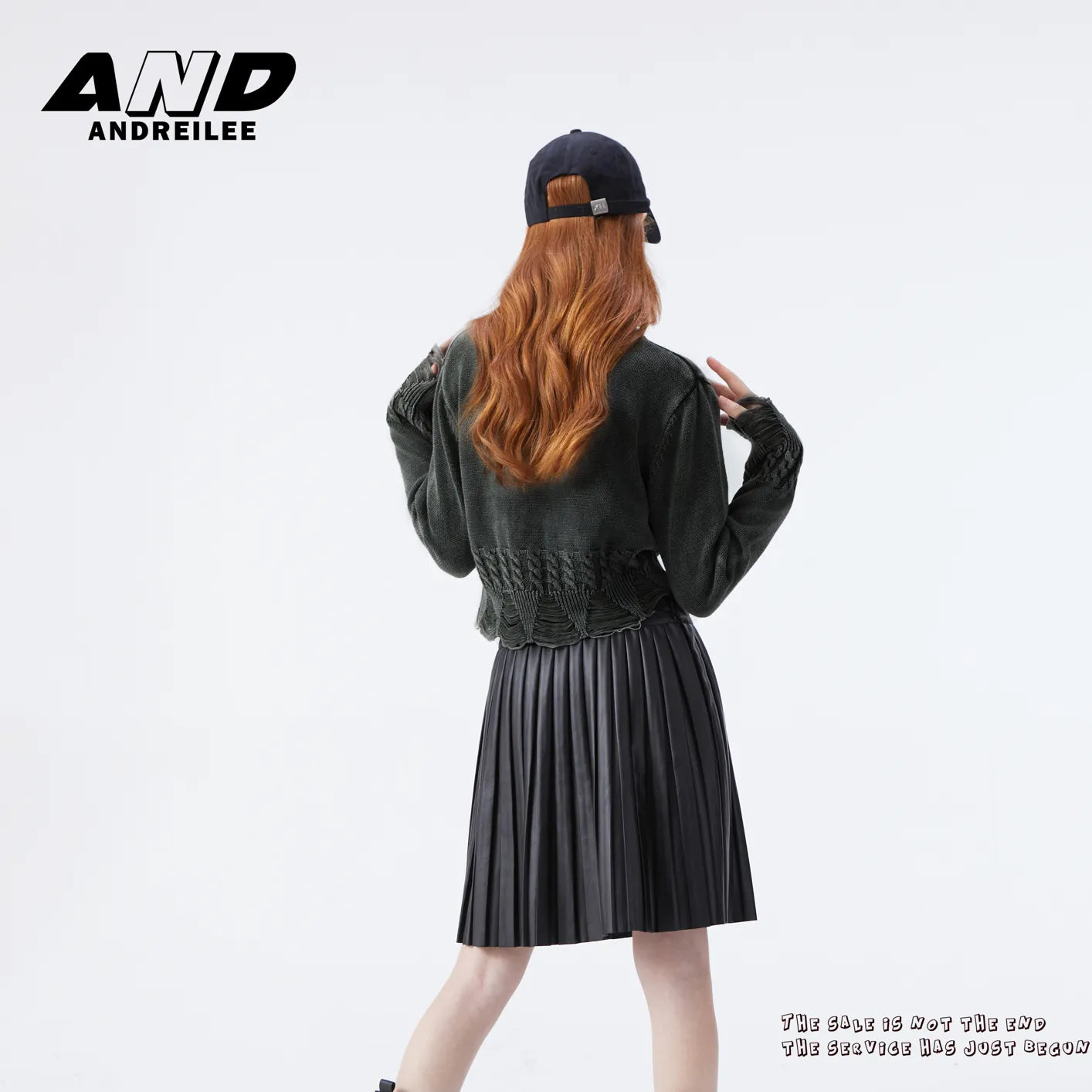 Washed Distressed Polo Knit: Spice Girls